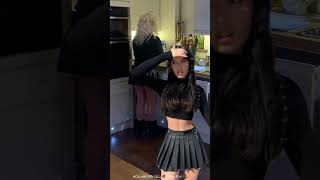 1 BLACK PU PLeATeD MiNi SKiRt Fashion FiLM amp MiCRo MiNi SKiRt GiLLy a Kitchen CoMPiLaTioN 4 shorts [upl. by Ahsienak]