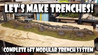 Lets Make Modular Wargaming Trench Terrain [upl. by Aivatnuhs]