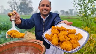 Homemade Chicken Nuggets Recipe  How To Make Crispy Nuggets for kids lunch box  Mubashir Saddique [upl. by Lyrehc]