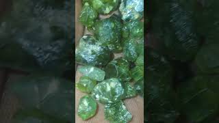 Demantoid Green garnets [upl. by Thierry]