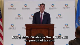 Oklahoma Gov Kevin Stitt on pursuit of tax cuts concerns of future economic slowdown [upl. by Adamek]