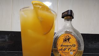 Drink com Amaretto e Suco de Laranja  quotBocci Ballquot Drink amaretto drink receitasdedrinks [upl. by Quickel]