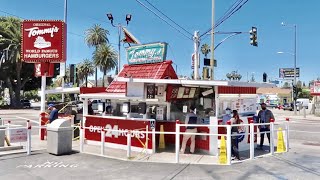 The First Original Tommy’s Hamburger Shack  Los Angeles California Take Out Food Review [upl. by Ludie]