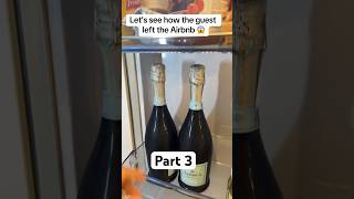 Let’s see how the guests left the Airbnb 😱😱airbnb airbnbcleaning airbnbfinds cleaningbusiness [upl. by Bran]