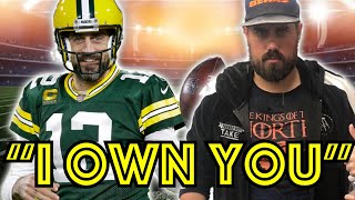 Barstool Big Cat Reacts To Aaron Rodgers Owning The Bears [upl. by Animehliw]