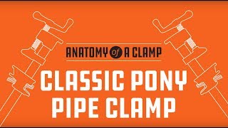 Anatomy of a Clamp – Pony Pipe Clamp Fixtures  Pony Jorgensen [upl. by Mario]