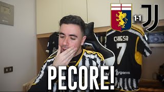 ABBIATE IL CORAGGIO DI DIRE CHE È COLPA DI ALLEGRI PECORE Genoa Juventus 11 [upl. by Haziza]