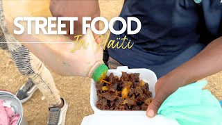 Haitian Street Food in CapHaitien amp Ouanaminthe [upl. by Lobell]