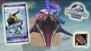 Dunkleosaurus Fighting For Deinotherium Pack  Jurassic World The Game [upl. by Nirret229]