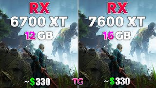 RX 6700 XT vs RX 7600 XT  Test in 10 Games [upl. by Sig]