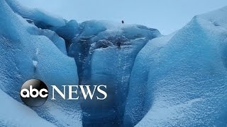 Into the Ice Using a Drone to Explore Inside a Glacier [upl. by Cilo]