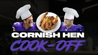 Cornish Hen CookOff with Brian ONeill and Garrett Bradbury [upl. by Finnie]