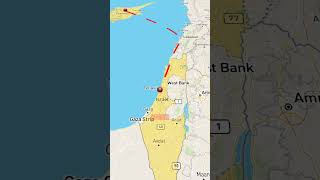 Nicosia to Tel Aviv Aircraft Route Shows Epic Distance Unfolding Dramatic Battle Across the Skies [upl. by Donnie]