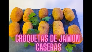 Croquetas de jamon caseras sencillas deliciosas [upl. by Junji124]