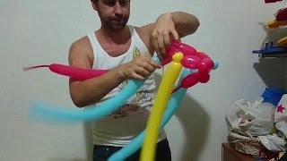 Tejido fácil con globos 260 parte 1 [upl. by Elery547]