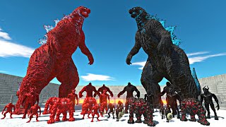 Devil Godzilla 2021  Lava Golem  Hulk Team vs Shadow Itself in Lava Stadium Arena  ARBS [upl. by Aiyn936]