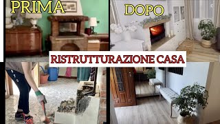 RISTRUTTURAZIONE CASA PRIMA E DOPO FAI DA TE [upl. by Niotna]