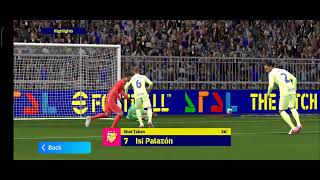 e football⚽ mach highlights⚽konamigame messifans ronaldoneymarjr3345 [upl. by Meehar]