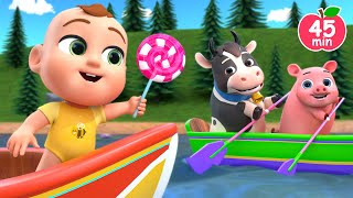 Row Row Row Your Boat  More Lalafun Rymes amp Kids Songs [upl. by Raseda]