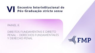 VI Encontro Interinstitucional de Pósgraduação Stricto Sensu em Direito  Painel II [upl. by Swithin997]