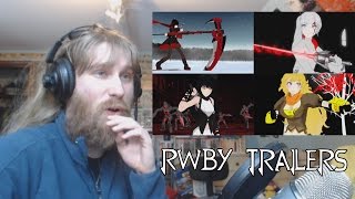 Feeling The HYPE  Ryan Reacts to RWBY Red White Black And Yellow Trailers [upl. by Thetes85]