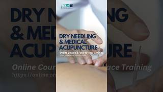 Get your CERTIFICATION in Dry Needling now osteopathy acupuncture manualtherapy [upl. by Lester]