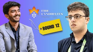 Gukeshs unbelievable prep GM Nitzan Steinberg commentary Candidates Round 12 Recap [upl. by Collar]