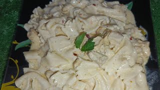 creamy white sauce pasta recipe 😋 [upl. by Eixirt]