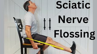 Sciatic Nerve Flossing Leg Pain Relieved [upl. by Antonina453]