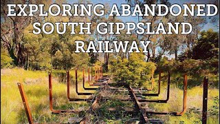 Exploring The Abandoned South Gippsland Railway SGR PART 1The Main Stations [upl. by Rhu]