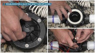 Troubleshooting an Irrigation Valve That Wont Turn Off [upl. by Naitsyrk436]