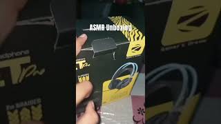 ASMR Unboxing of gaming headphonesheadphones gaming rgb sound headset gamingheadset [upl. by Corby186]