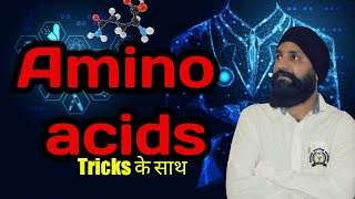 AMINO ACIDS  Easy ampTrics HindiNursing ExamBiochemistry [upl. by Cordier]