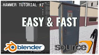 How to port MODELS from BLENDER to SOURCE  Easy and Fast [upl. by Eiramyelhsa]