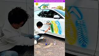 Magical car spray painting 😍 Viral Gadgets Smart Appliances Home Inventions MTS Gyan [upl. by Siubhan]