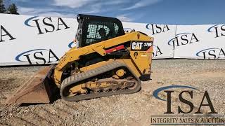 39673  2016 Caterpillar 279D Tracked Skid Steer Will Be Sold At Auction [upl. by Amerak]