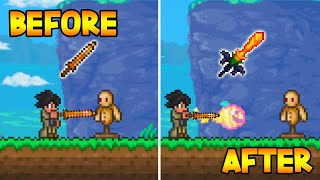 Terraria But ALL Weapons Have A Random Attack [upl. by Laird440]