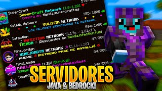 🔔 TOP 6 MEJORES SERVIDORES para Minecraft 121 😱 No Premium y Premium JAVA BEDROCK y PE ✅ [upl. by Lancelot404]