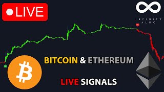 🔴 Live Bitcoin amp Ethereum Signals  Free 5m Chart BTC ETH Crypto Trading Analysis amp Prediction [upl. by Simara683]