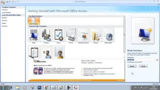 Cara Membuat Database dan Tabel Access  mdb [upl. by Vasti462]