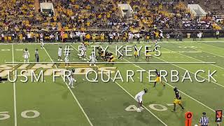 USM QB Ty Keyes’ Highlights versus Grambling State University [upl. by Ayik]