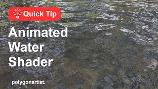 Blender Quick Tip Realtime Animated Water Shader In Blender [upl. by Nol]