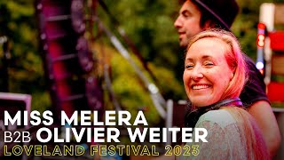 MISS MELERA B2B OLIVIER WEITER at LOVELAND FESTIVAL 2023  AMSTERDAM [upl. by Rafaello]