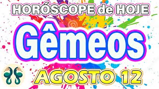 🌟 O UNIVERSO TEM ALGO PARA VOCÊ 🌟Horóscopo do dia GÊMEOS 12 de AGOSTO ♊PREVISÃO GÊMEOS 12082024 [upl. by Nrubliw]