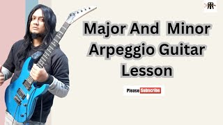 Major and Minor Arpeggio Guitar Lesson for Beginners [upl. by Vastah]