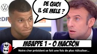 Macron se fait TACLER par Kylian Mbappé et Marine Le Pen finit le boulot [upl. by Arathorn]