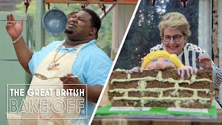 Big Narstie goes rogue on Bake Off  with help from Sandi  The Great Stand Up To Cancer Bake Off [upl. by Lavoie809]