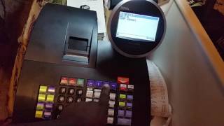 ROYAL ALPHA 1100ML CASH REGISTER PLU DAPERMENT PROGRAM AND TRAINING MODE [upl. by Nimrahc228]