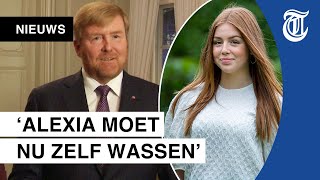 Koning over bijzonder moment Amalia vindt dit heel spannend [upl. by Schluter]