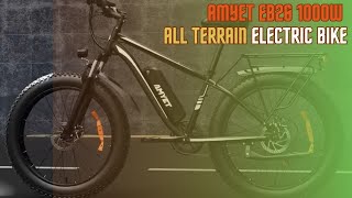 AMYET EB26 1000W Full Suspension All Terrain Fat Tire Electric Bike [upl. by Jenette]